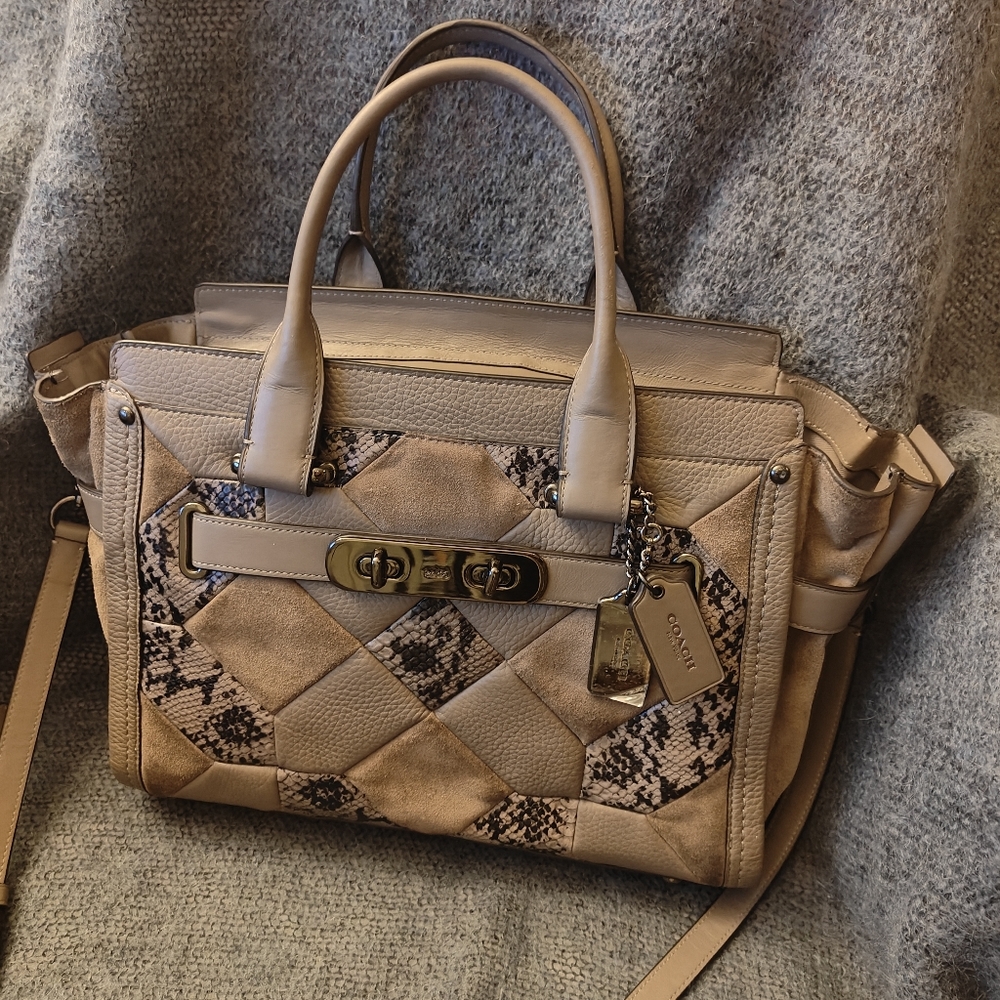 Coach Patchwork Swagger Retired - image 1